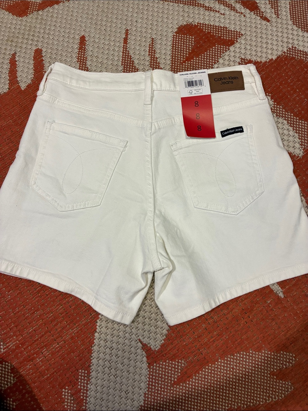 🎉 4/$25 NWT Calvin Klein White Denim Jean Shorts